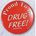1.5" Stock Buttons (Proud to be Drug Free)